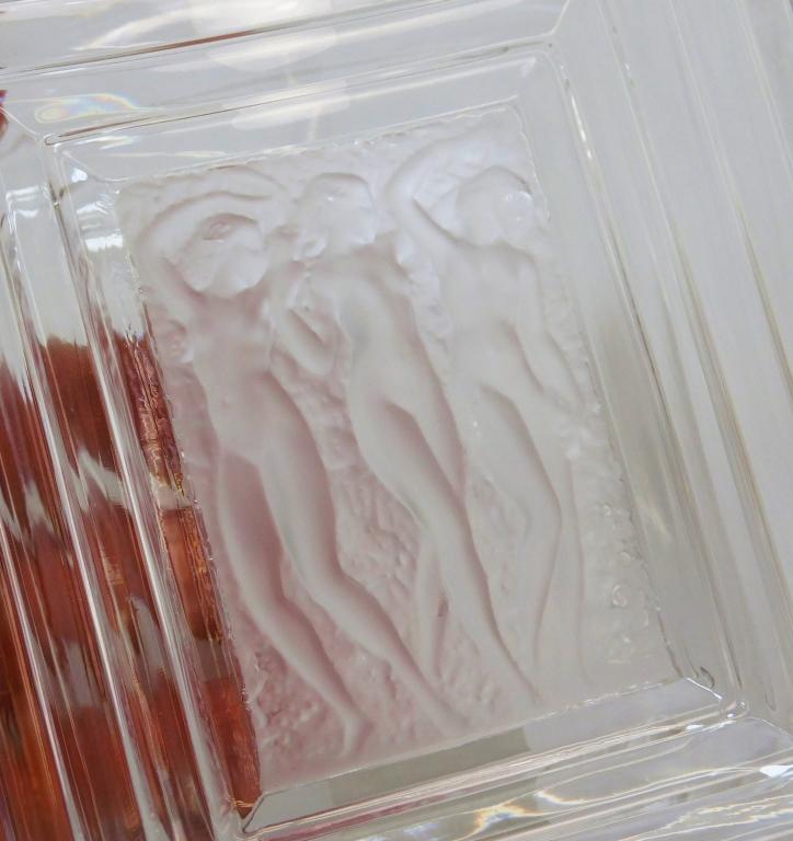 French Lalique Crystal Three Nudes Liquor Decanter (1 of 5)
