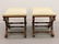 PR. Italian Regency Carved Walnut Foot Stools - 4