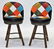 PR Schubert Industries MCM Barrel Barstools