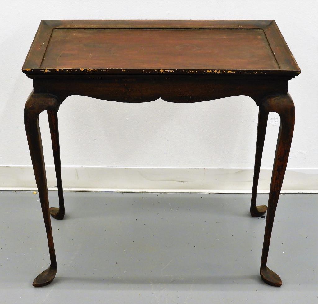 20C American Townsend Style Slipper Foot Tea Table (1 of 8)