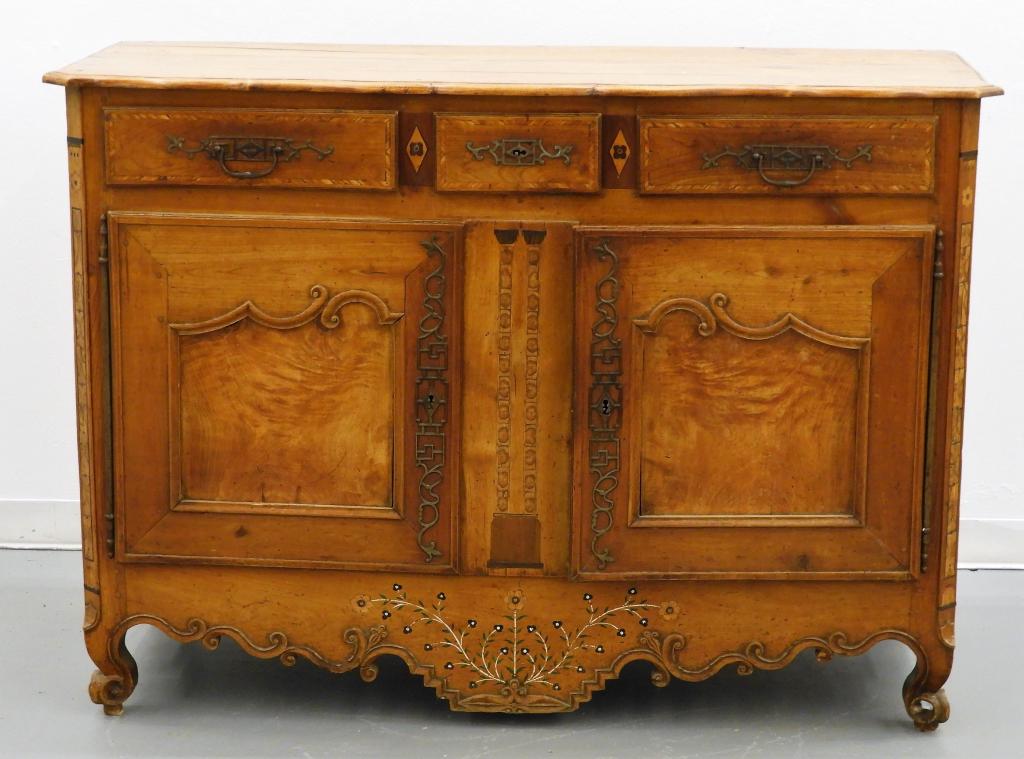 19C French Country Fruitwood Sideboard Server (1 of 11)