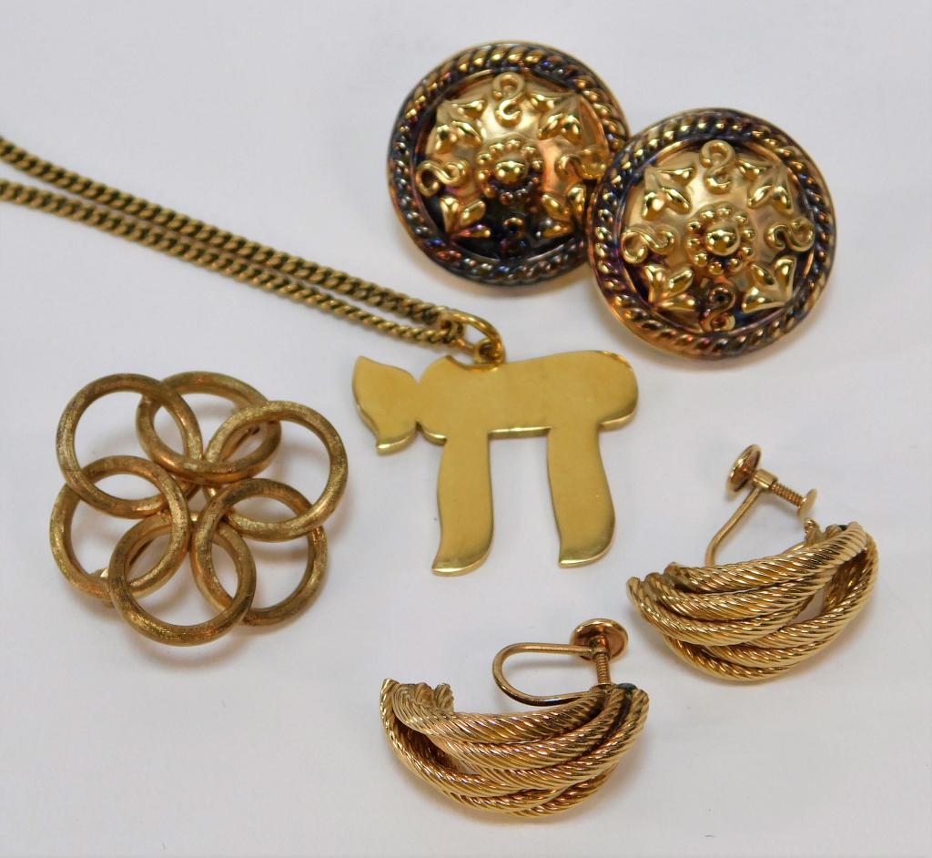 Estate 14K & 18K Gold Jewelry Grouping (1 of 6)