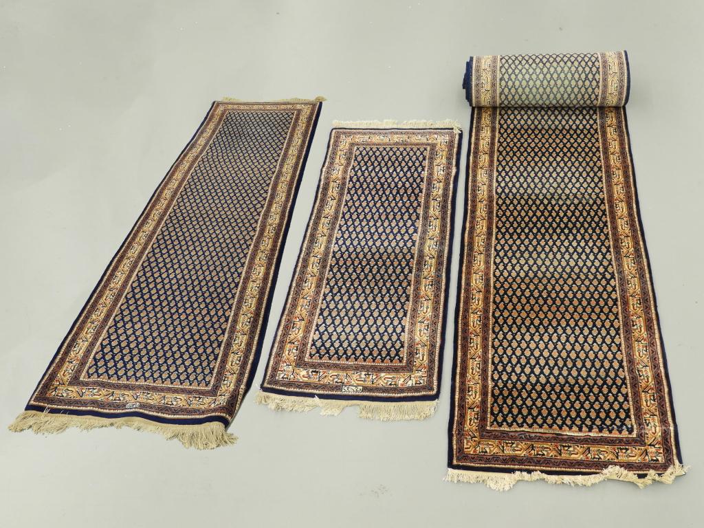 3PC Middle Eastern Oriental Serabend Carpet Runner (1 of 8)