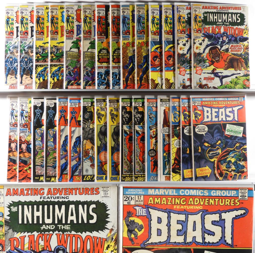 51PC Marvel Comics Amazing Adventures #1-#39 Group (1 of 8)