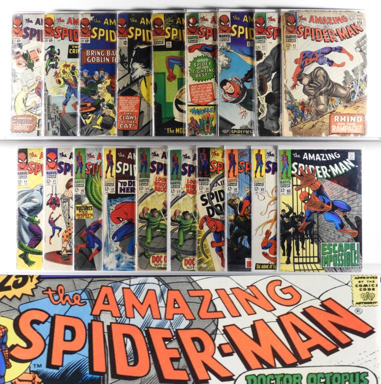 39PC Marvel Comics Amazing Spider-Man #24-#160 Lot (1 of 7)