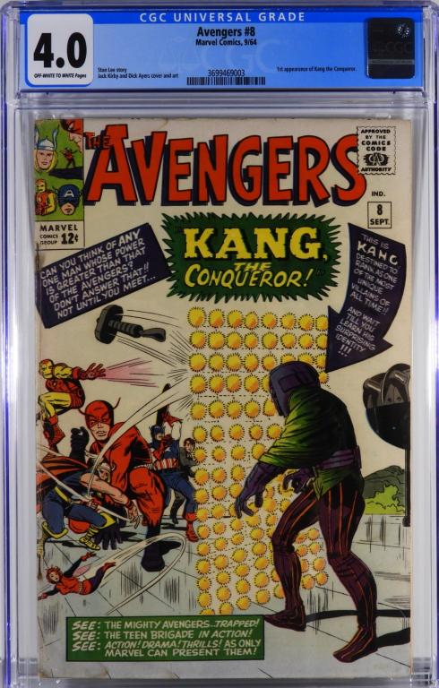 Marvel Comics Avengers #8 CGC 4.0 (1 of 2)