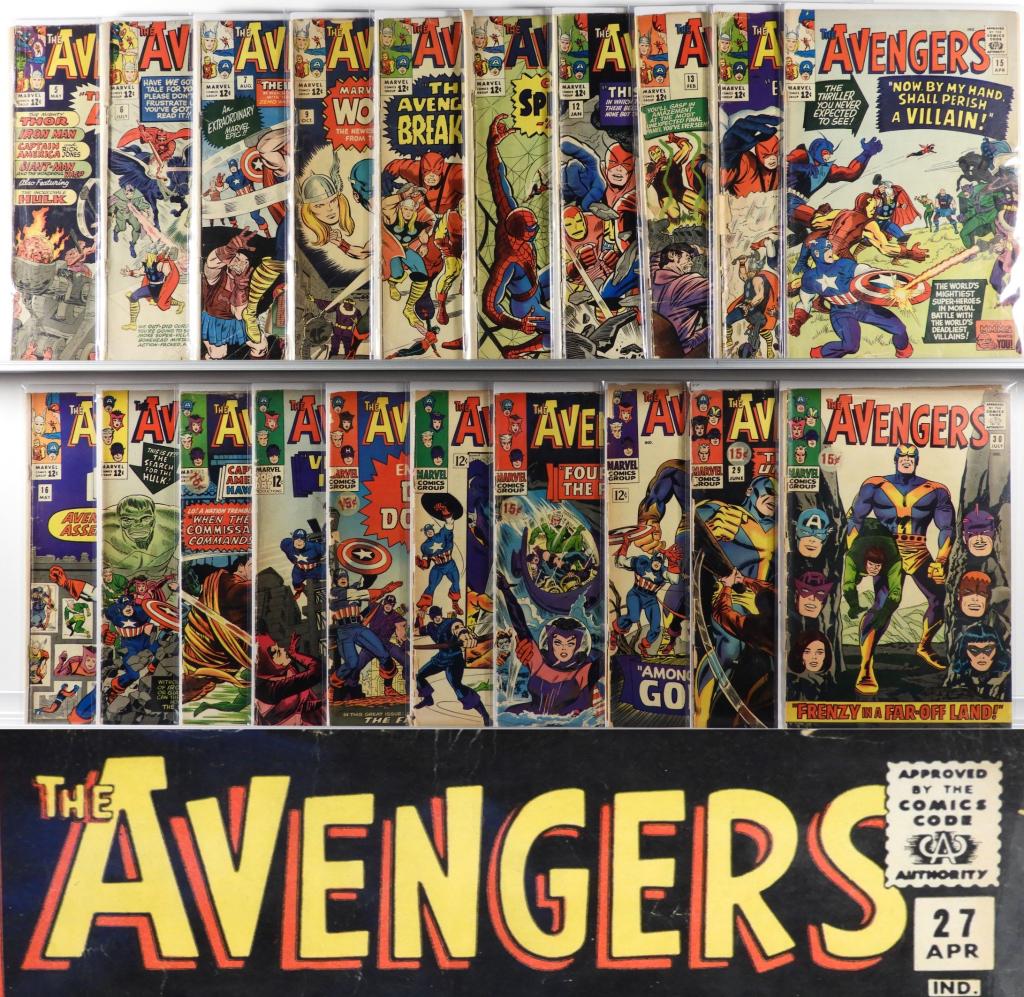 101PC Marvel Comics Avengers #5-#249 Group (1 of 12)