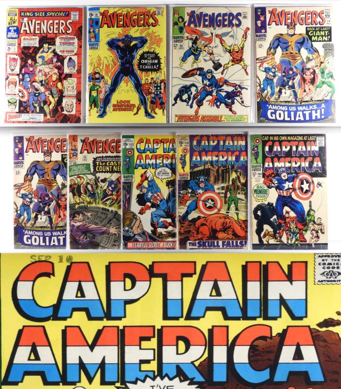9PC Marvel Comics Avengers Captain America Group (1 of 3)