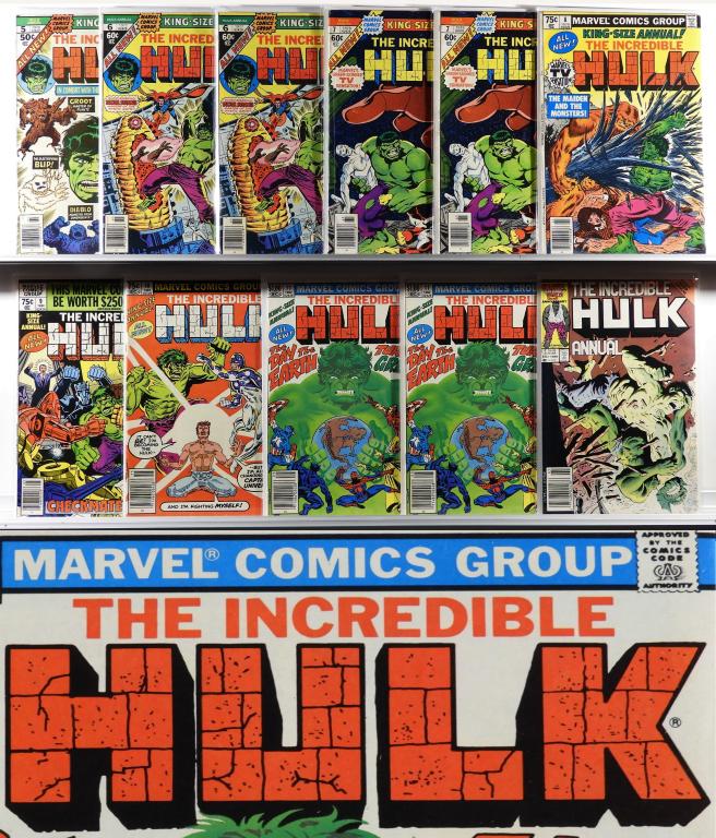 11 Marvel Comics Incredible Hulk Annual #5-#15 Lot (1 of 3)
