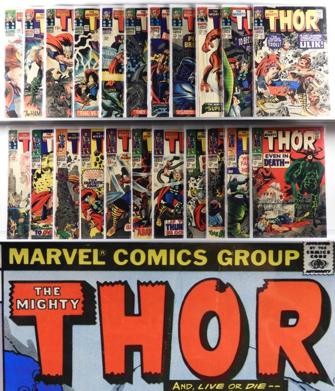 93PC Marvel Comics Thor #126-#276 Group (1 of 11)
