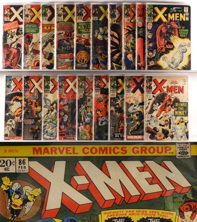 62PC Marvel Comics X-Men #5-#100 Group (1 of 9)