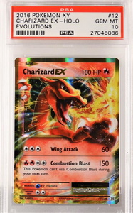 2017 Pokemon Card - Mega Charizard - XY Evolutions - 12/108 - Holo - Rare -  Mint