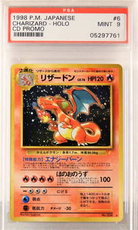 1998 Japanese Pokemon Cd Promo Charizard Psa 9 Oct 17 Bruneau Co Auctioneers In Ri