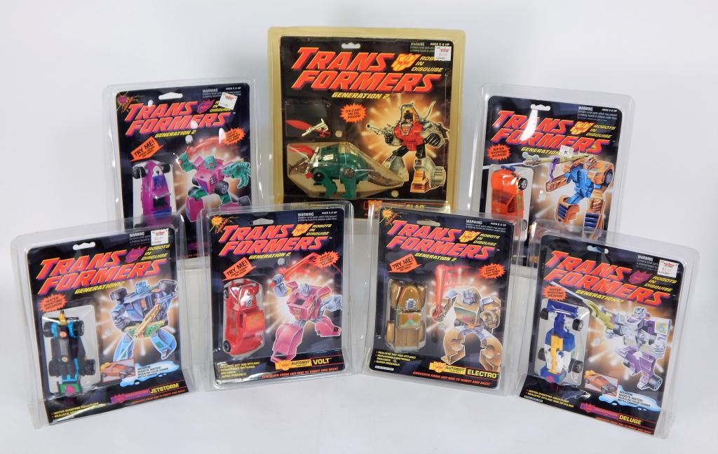 7PC Transformers G2 MOSC Action Figure Toy Group (1 of 7)