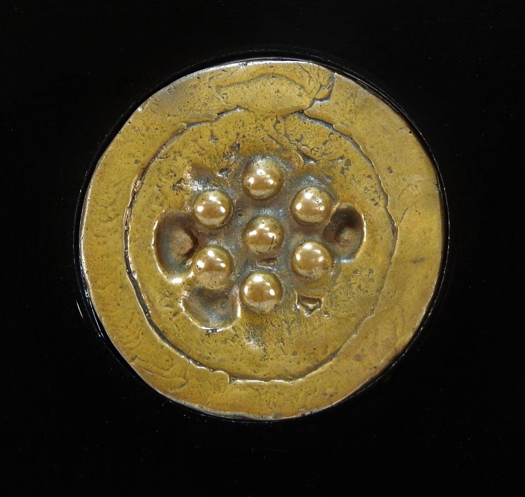 Marcel Duchamp Bouche-Evier Bronze Sculpture: Marcel Duchamp France 1887-1968 Bouche-Evier (Sink Stopper), 1964, cast bronze, edition 3 of 100. Marcel Duchamp is considered one of the most influential figures in early 20th century modern art havi