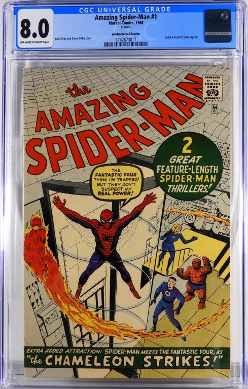 Marvel Comics Amazing Spider-Man #1 GRR CGC 8.0 (1 of 2)