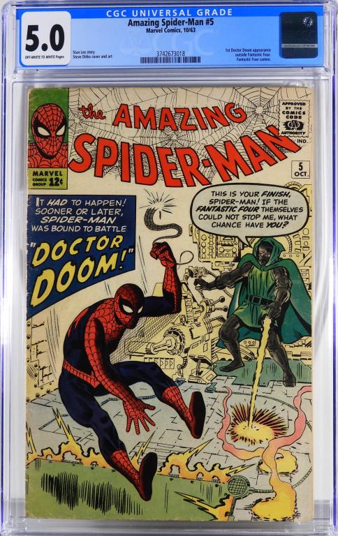 Marvel Comics Amazing Spider-Man #5 CGC 5.0 (1 of 2)