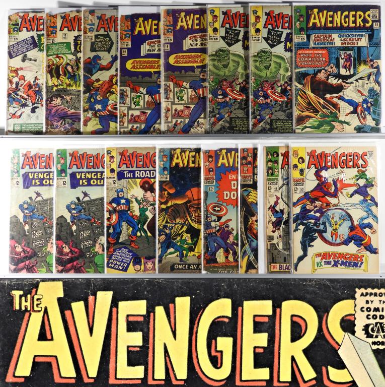 16PC Marvel Comics Avengers #8-#53 Group (1 of 3)