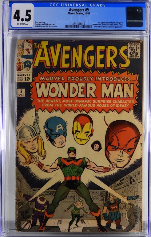 Marvel Comics Avengers #9 CGC 4.5 (1 of 2)