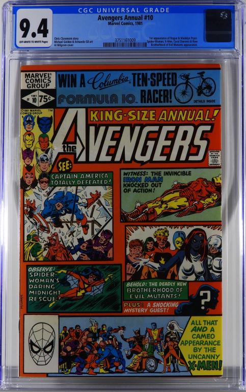 Marvel Comics Avengers Annual #10 CGC 9.4 (1 of 2)