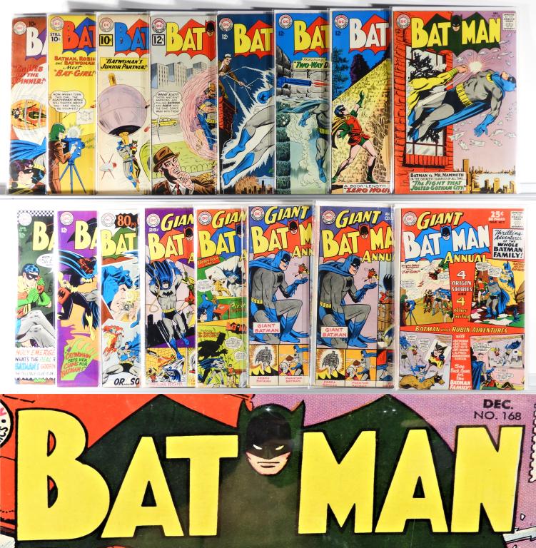 16PC DC Comics Batman #129-#208 & Annuals Group (1 of 4)