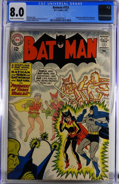 DC Comics Batman #153 CGC 8.0 (1 of 2)