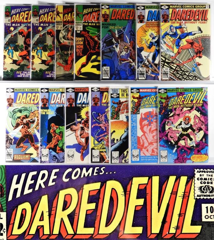 14PC Marvel Comics Daredevil #10-#169 Group (1 of 3)
