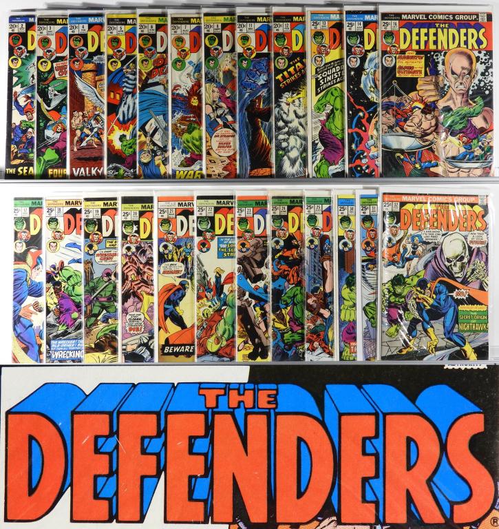 77PC Marvel Comics Defenders #2-#88 Group (1 of 7)
