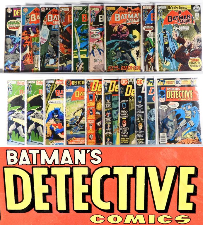 19PC DC Comics Detective Comics #377-#459 Group (1 of 4)