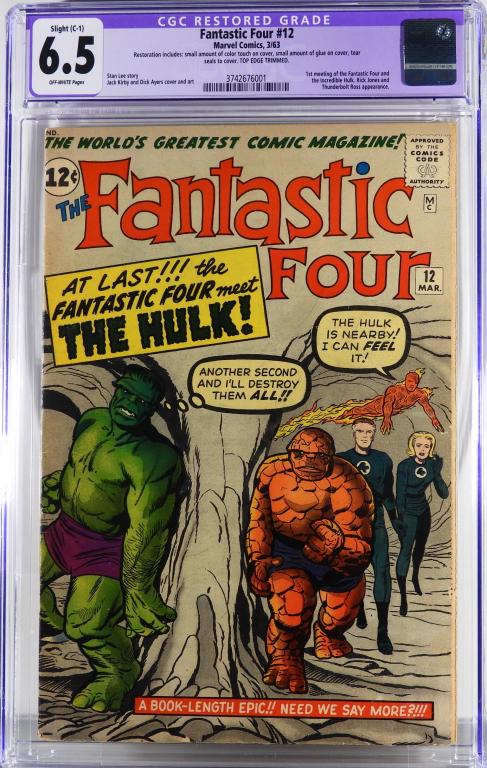 Marvel Comics Fantastic Four #12 CGC 6.5 (1 of 2)