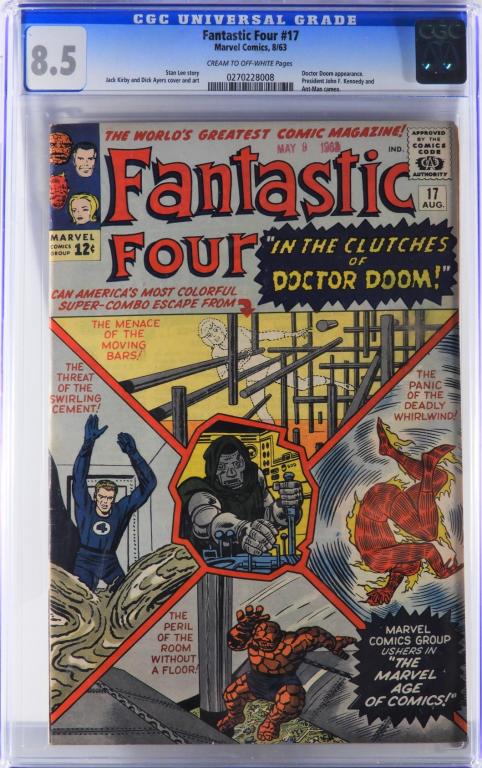 Marvel Comics Fantastic Four #17 CGC 8.5 (1 of 2)