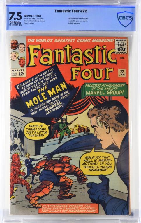Marvel Comics Fantastic Four #22 CBCS 7.5 (1 of 2)