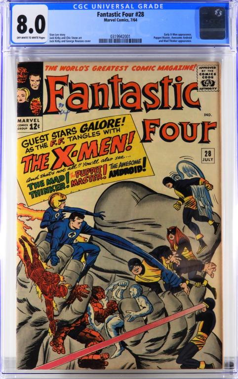 Marvel Comics Fantastic Four #28 CGC 8.0 (1 of 2)