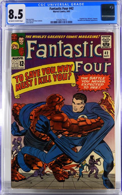 Marvel Comics Fantastic Four #42 CGC 8.5 (1 of 2)