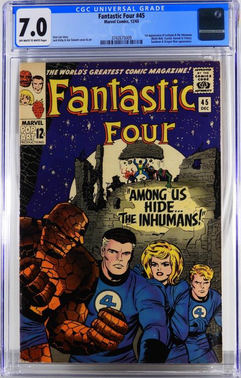 Marvel Comics Fantastic Four #45 CGC 7.0 (1 of 2)