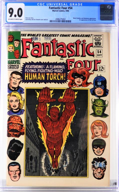 Marvel Comics Fantastic Four #54 CGC 9.0 (1 of 2)