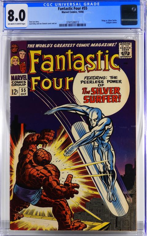 Marvel Comics Fantastic Four #55 CGC 8.0 (1 of 2)