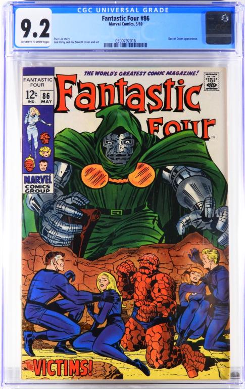 Marvel Comics Fantastic Four #86 CGC 9.2 (1 of 2)
