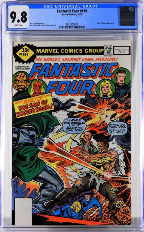 Marvel Comics Fantastic Four #199 CGC 9.8 (1 of 2)