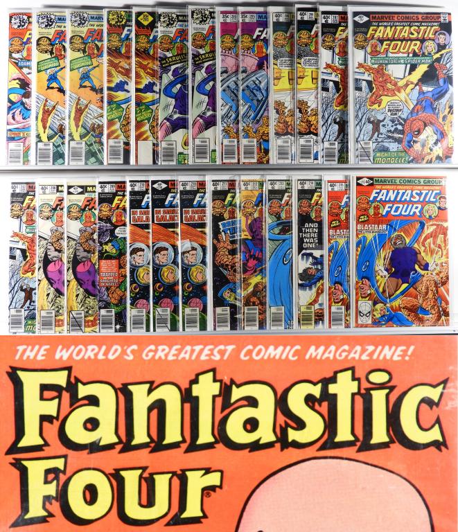 149PC Marvel Comics Fantastic Four #201-#300 Group (1 of 11)
