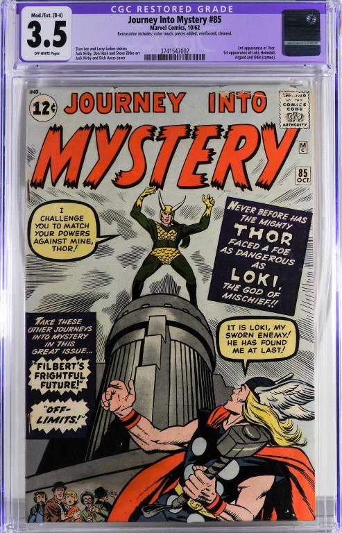 Marvel Comics Journey Into Mystery #85 CGC 3.5 (1 of 2)