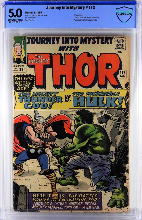 Marvel Comics Journey Into Mystery #112 CBCS 5.0 (1 of 2)