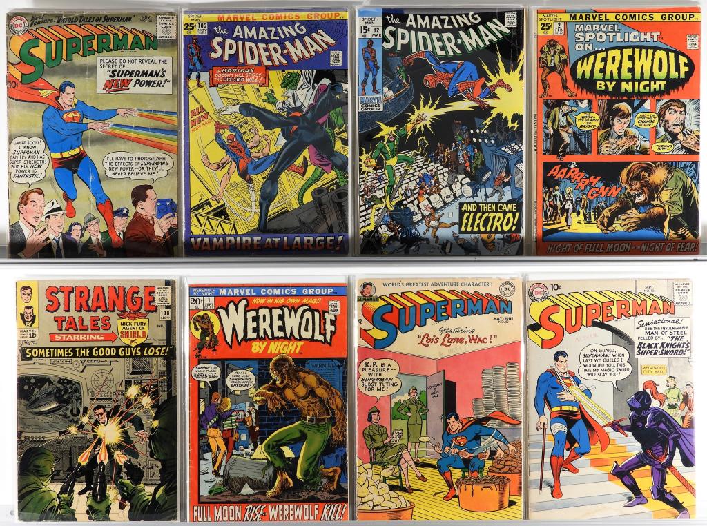 8PC DC Marvel Comics Silver Bronze Key Issue Group (1 of 8)