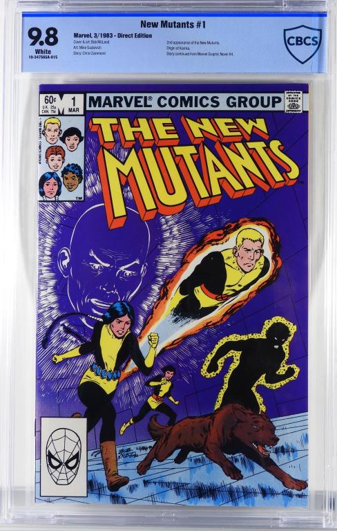 Marvel Comics New Mutants #1 CBCS 9.8 (1 of 2)