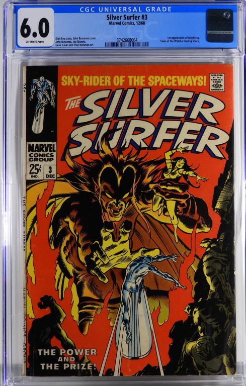 Marvel Comics Silver Surfer #3 CGC 6.0 (1 of 2)