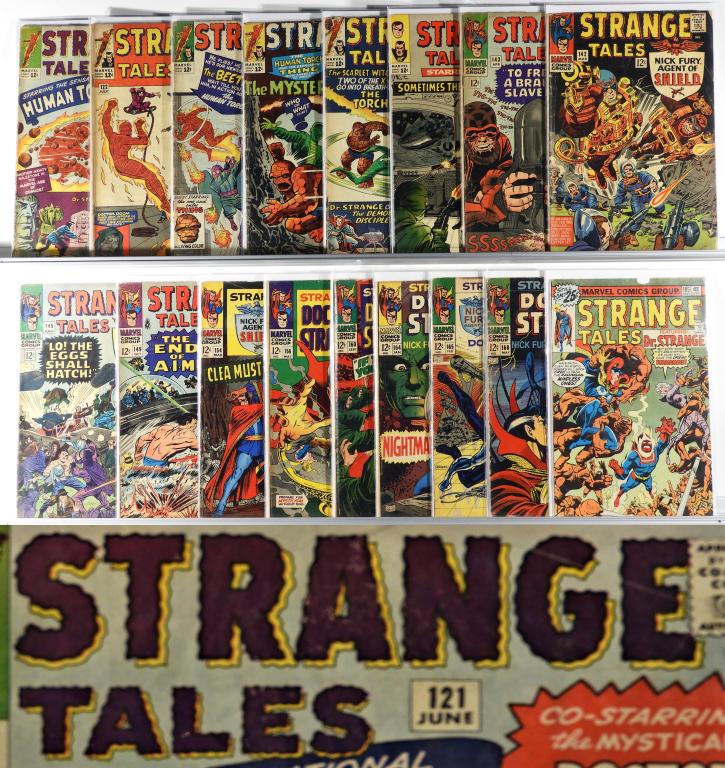 17PC Marvel Comics Strange Tales #121-#185 Group (1 of 4)