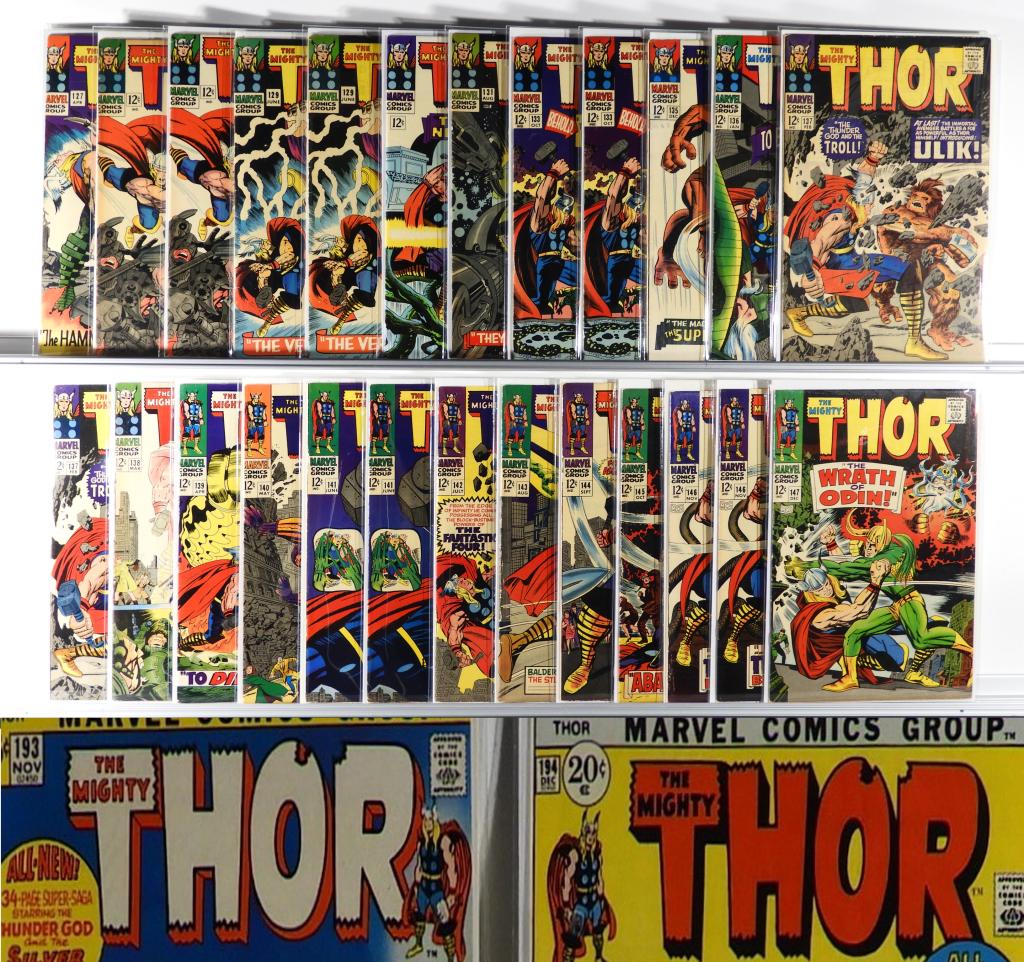 80PC Marvel Comics Thor #127-#200 Group (1 of 7)