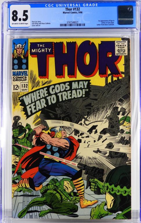 Marvel Comics Thor #132 CGC 8.5 (1 of 2)