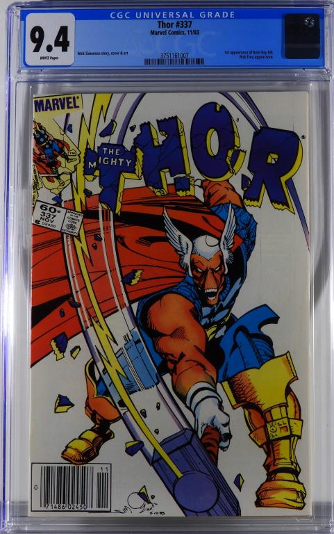 Marvel Comics Thor #337 CGC 9.4 (1 of 2)