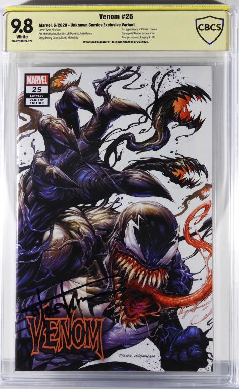 Marvel Comics Venom #25 Variant Cover CBCS 9.8 (1 of 2)